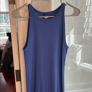 Old Navy Women's Blue Midi Dress